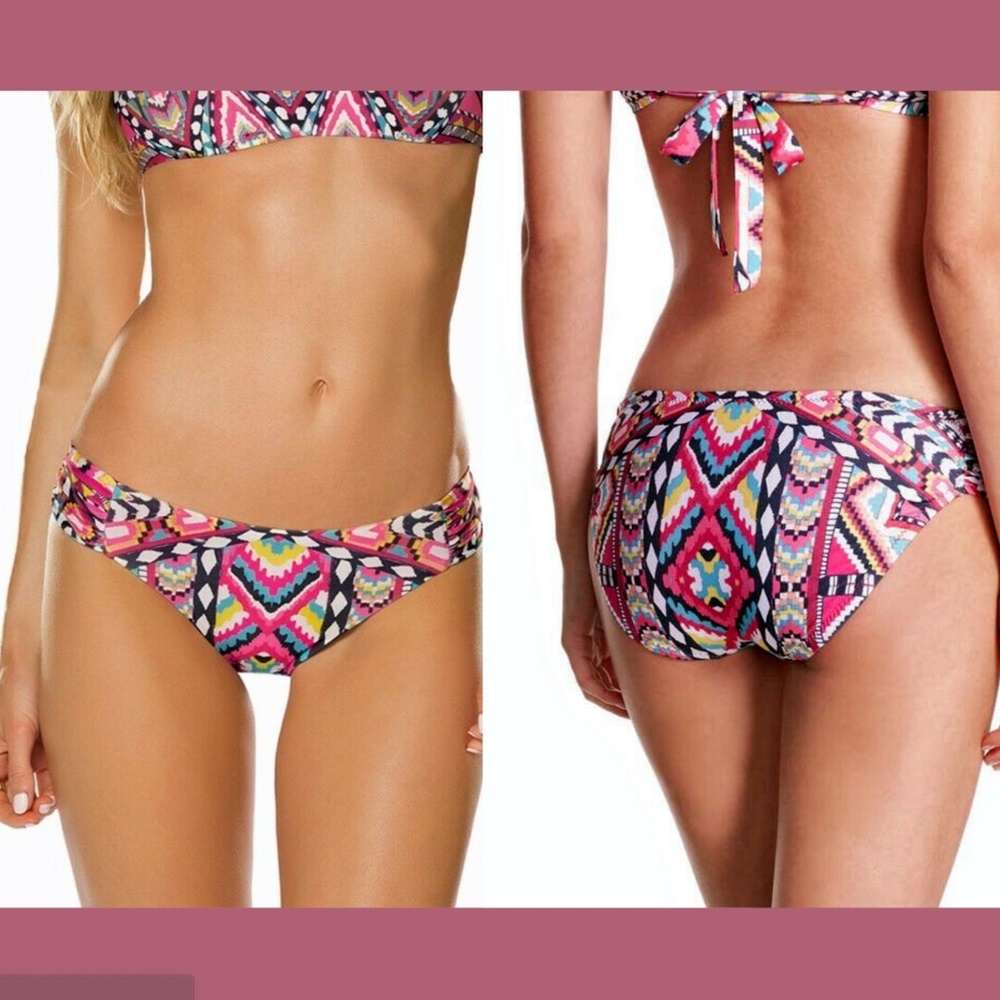 NEW Beccaβ Rhythm Beat Tab Side Bikini Bottom Medium